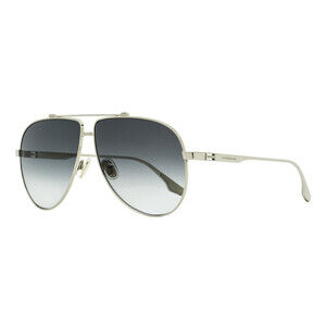 Victoria Beckham B-Monogram Pilot Sunglasses VB248S 040 Silver 63mm
